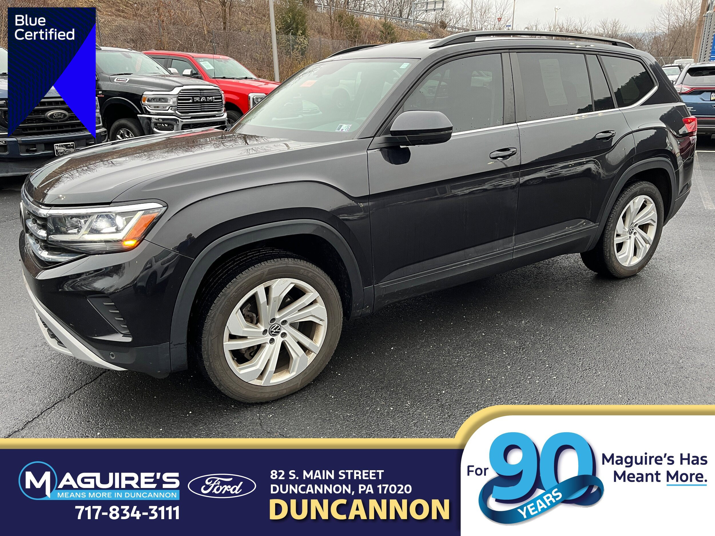 Used 2021 Volkswagen Atlas SE