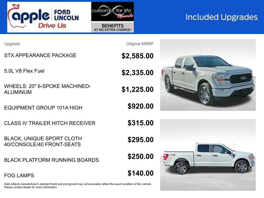 Certified 2022 Ford F150 XL w/ STX Appearance Package AWD/4WD image 4