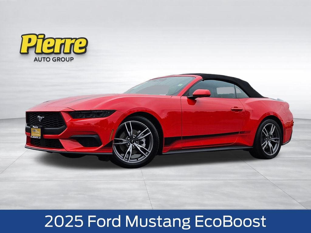 Certified 2025 Ford Mustang Convertible w/ Wheel & Stripe Package RWD 360° Tour