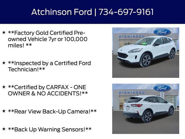 Certified 2022 Ford Escape SE w/ SE Sport Appearance Package image 7