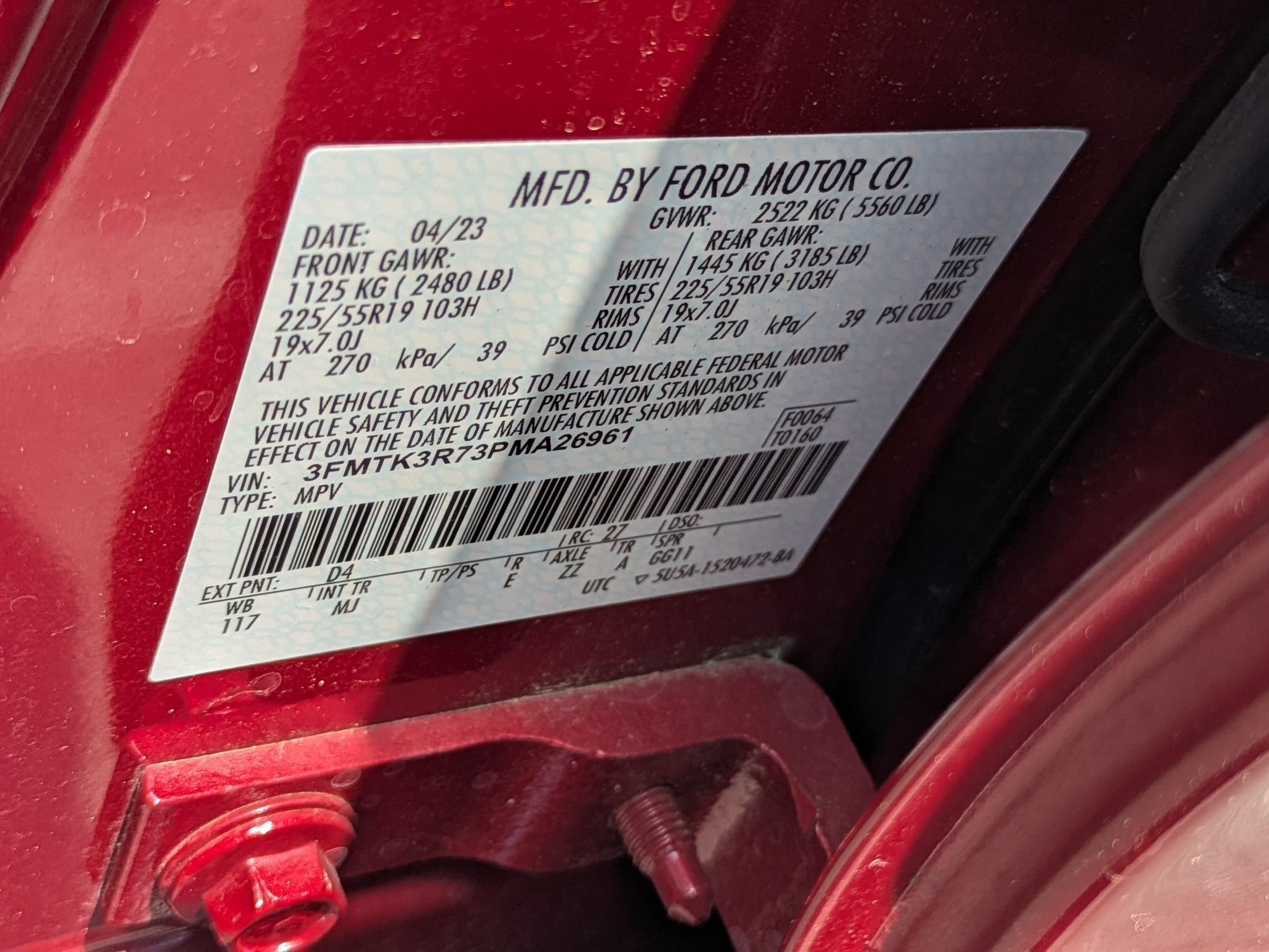Certified 2023 Ford Mustang Mach-E Premium RWD image 44