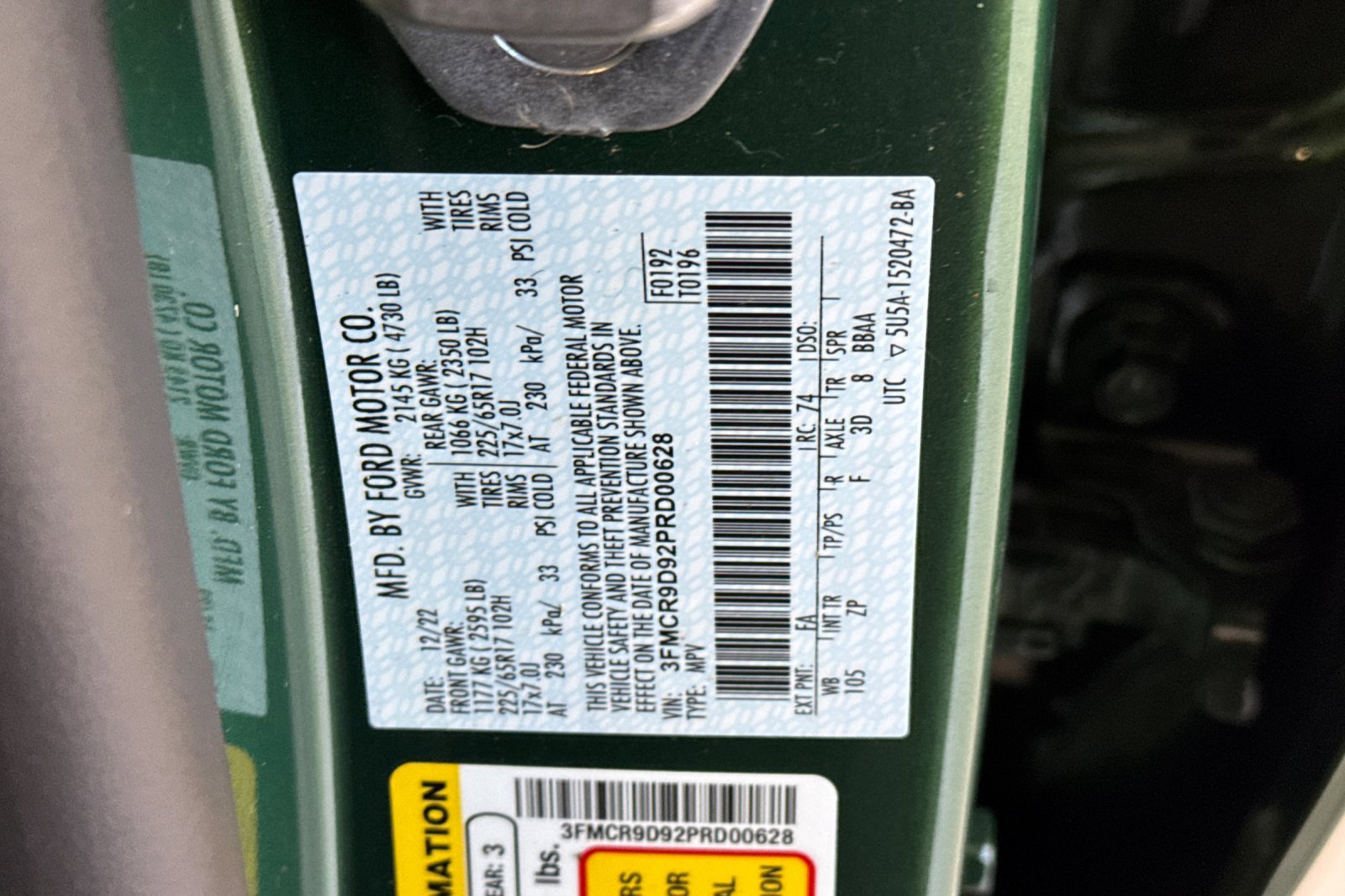 Certified 2023 Ford Bronco Sport Badlands w/ Premium Package image 29