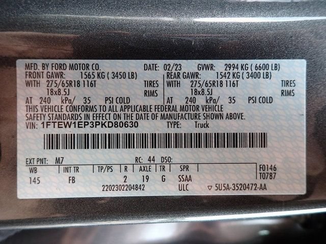 Certified 2023 Ford F150 XLT w/ Equipment Group 302A High AWD/4WD image 24