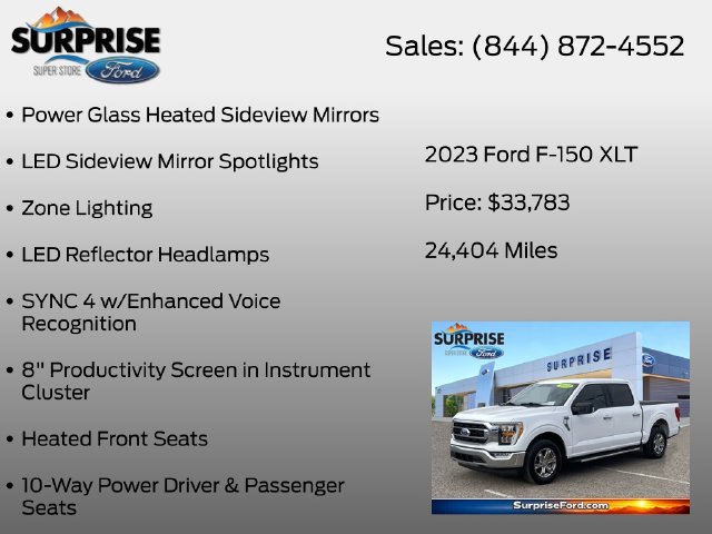 Certified 2023 Ford F150 XLT w/ Equipment Group 302A High RWD image 32