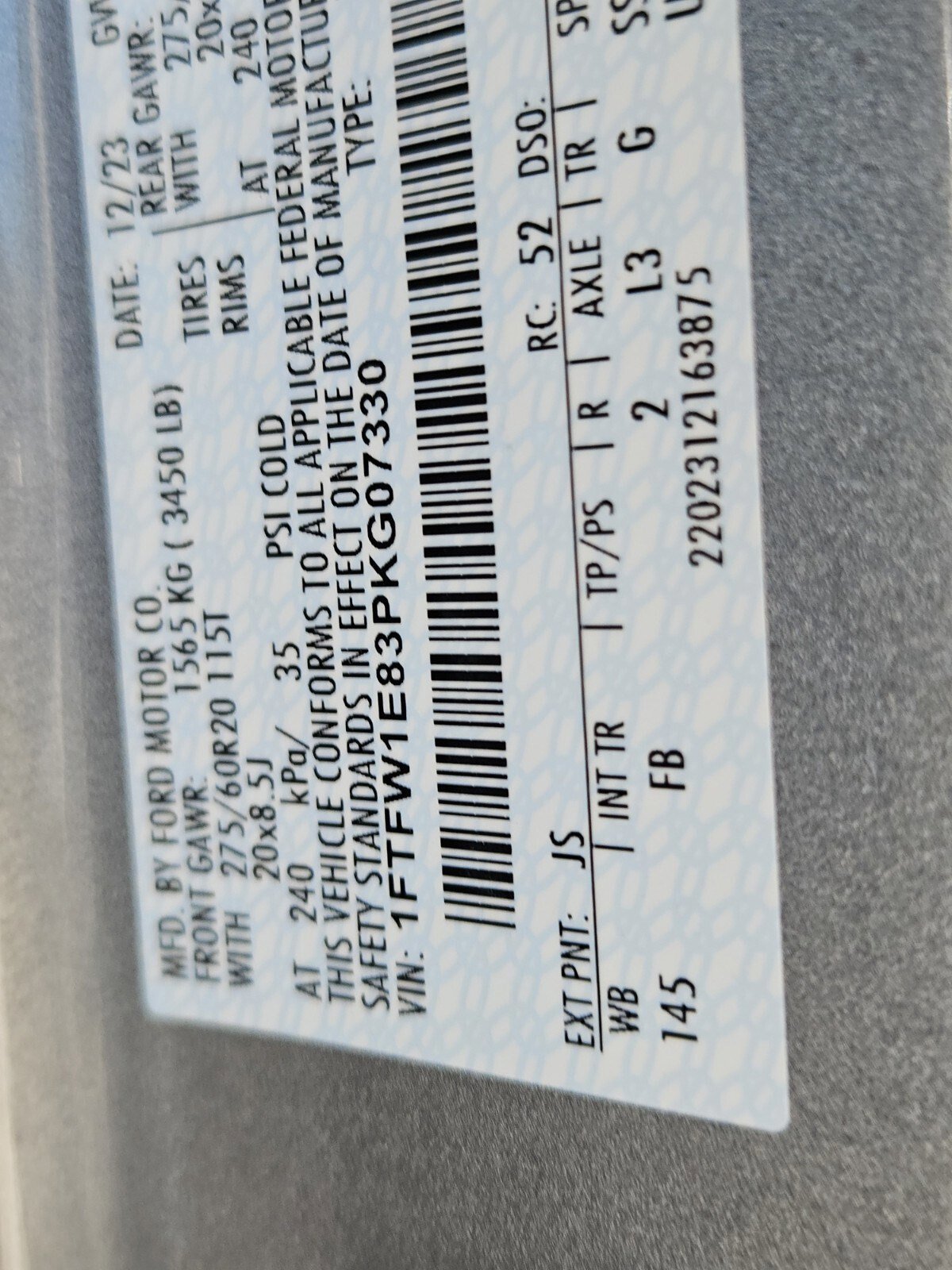 Certified 2023 Ford F150 XLT w/ Equipment Group 302A High image 35