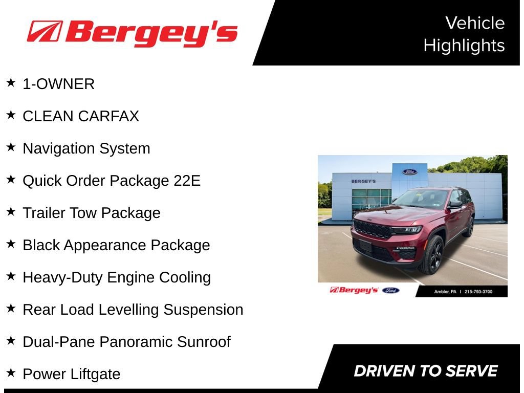 Used 2024 Jeep Grand Cherokee Limited w/ Black Appearance Package AWD/4WD image 5
