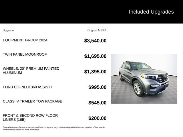 Certified 2023 Ford Explorer XLT w/ Equipment Group 202A AWD/4WD image 6