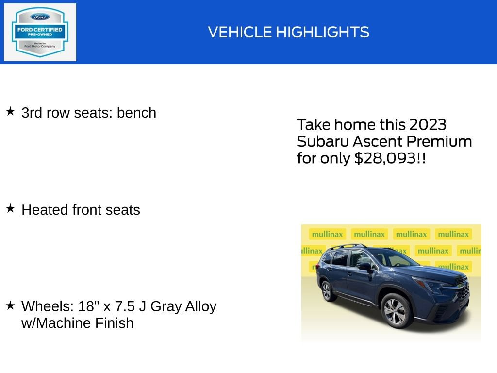 Used 2023 Subaru Ascent Premium AWD/4WD image 19