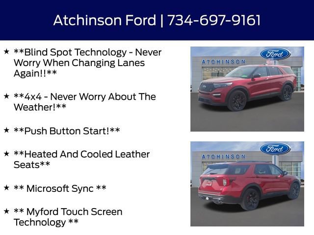 Certified 2023 Ford Explorer ST w/ Equipment Group 401A image 10