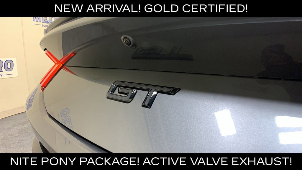 Certified 2025 Ford Mustang GT Premium w/ Mustang Nite Pony Package RWD image 16