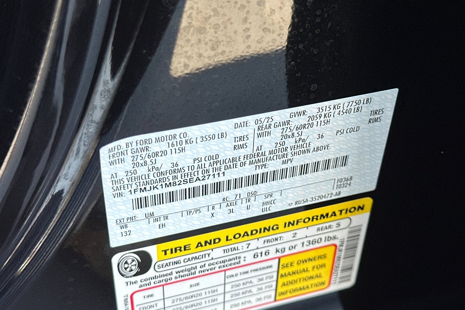 Certified 2025 Ford Expedition Max Platinum AWD/4WD image 30