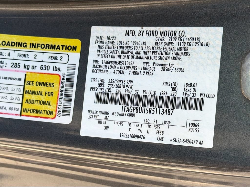 Certified 2024 Ford Mustang Premium RWD image 40