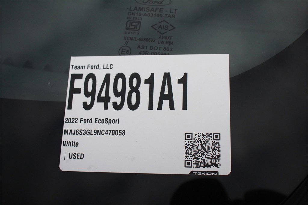 Certified 2022 Ford EcoSport SE w/ SE Convenience Package image 31