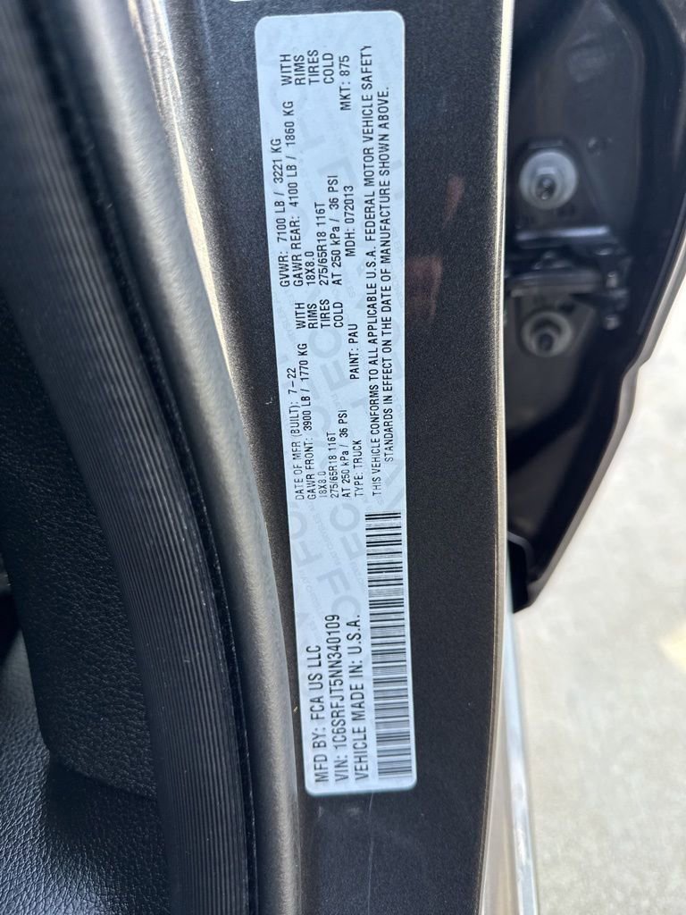 Used 2022 RAM 1500 Laramie image 71