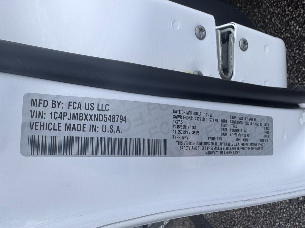 Used 2022 Jeep Cherokee Trailhawk w/ Sound & Nav Group image 49