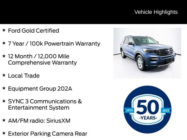 Certified 2021 Ford Explorer XLT w/ Equipment Group 202A AWD/4WD image 6