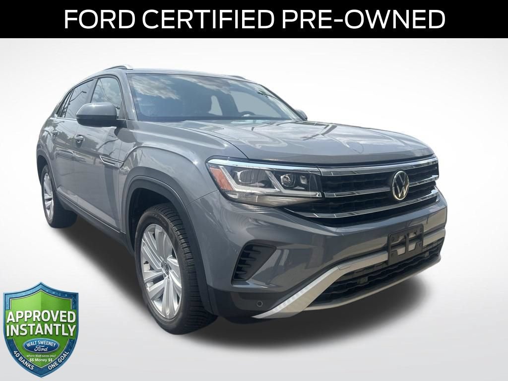Used 2021 Volkswagen Atlas Cross Sport SE w/ Panoramic Sunroof Package