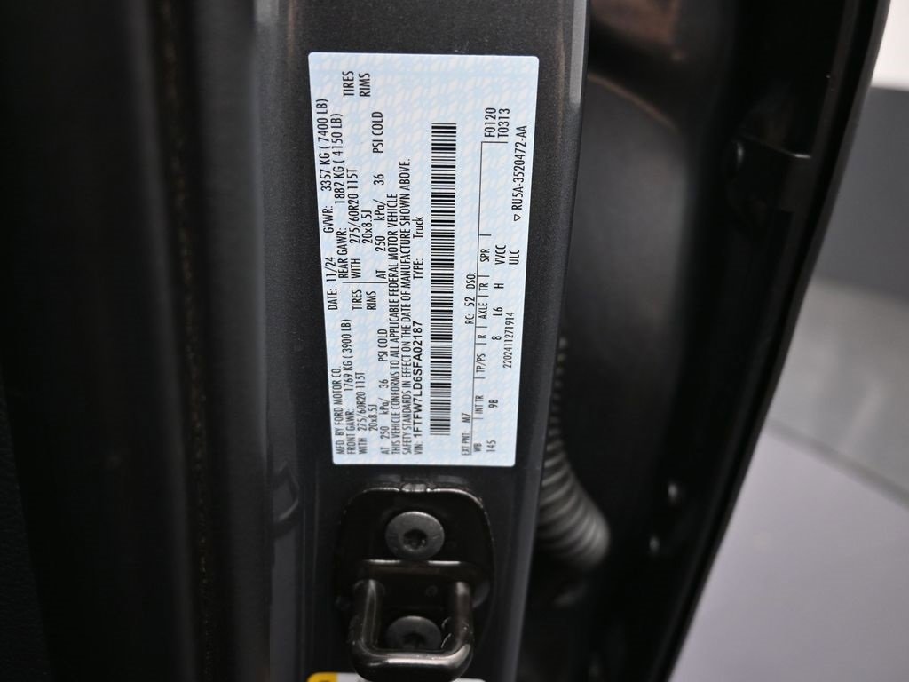 Certified 2025 Ford F150 Platinum w/ Equipment Group 702A High image 19