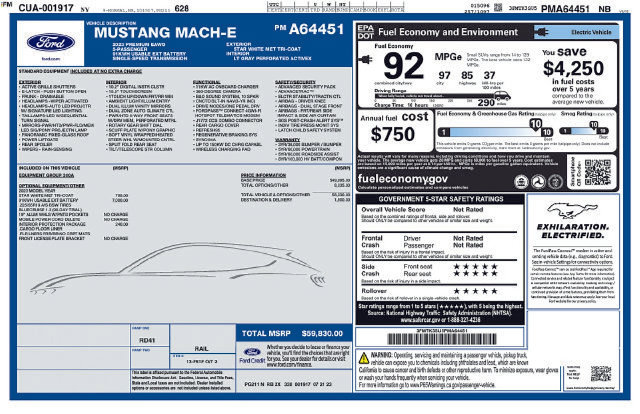 Certified 2023 Ford Mustang Mach-E Premium AWD/4WD image 23