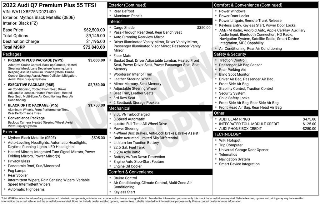 Used 2022 Audi Q7 3.0T Premium Plus w/ Premium Plus Package AWD/4WD video 2