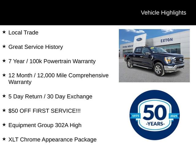 Certified 2023 Ford F150 XLT w/ Equipment Group 302A High image 7