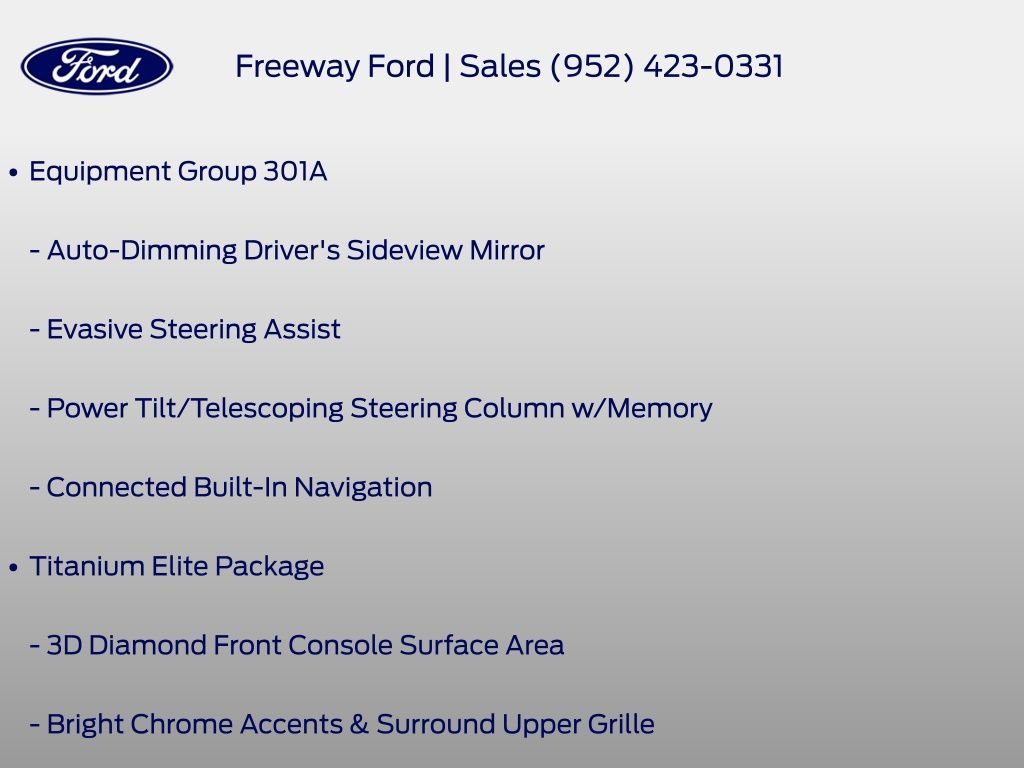 Certified 2023 Ford Edge Titanium w/ Equipment Group 301A AWD/4WD image 14