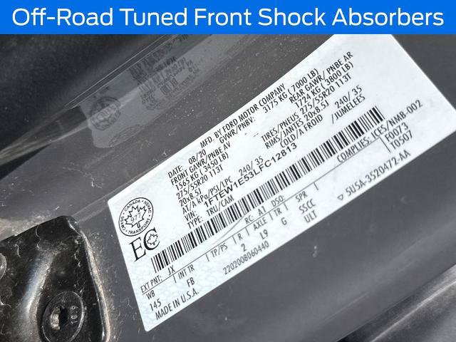 Certified 2020 Ford F150 XLT w/ Equipment Group 302A Luxury AWD/4WD image 18