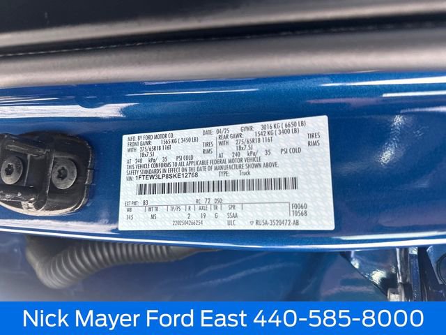 Certified 2025 Ford F150 XLT w/ Equipment Group 301A Standard AWD/4WD image 27