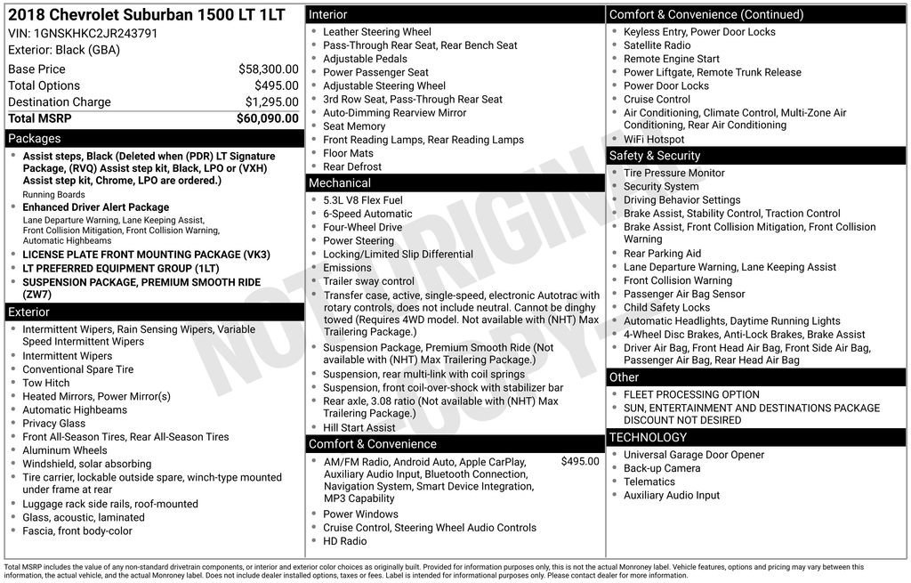 Used 2018 Chevrolet Suburban LT image 46