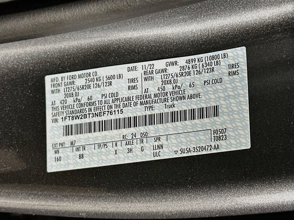 Certified 2022 Ford F250 Platinum AWD/4WD image 23