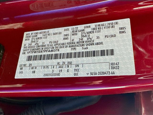 Certified 2023 Ford F150 Lariat w/ Max Trailer Tow Package image 27