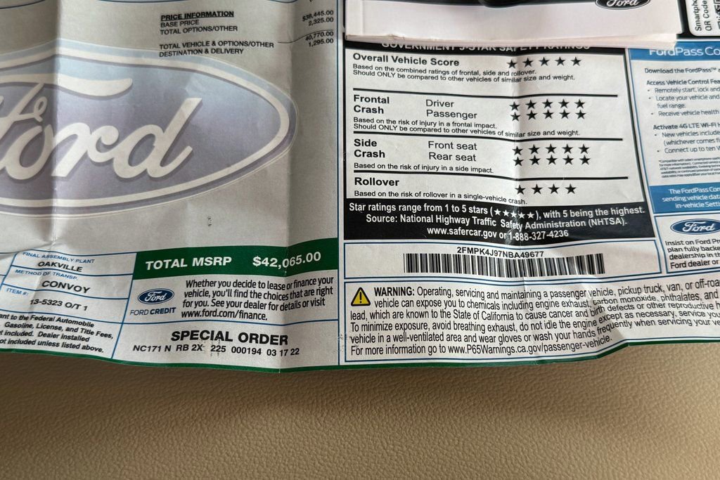 Certified 2022 Ford Edge SEL w/ Convenience Package AWD/4WD image 37