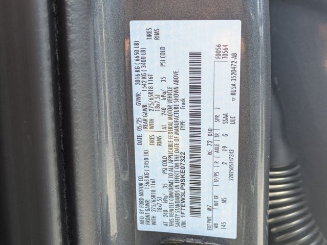 Certified 2025 Ford F150 XLT w/ Equipment Group 301A Standard AWD/4WD image 23