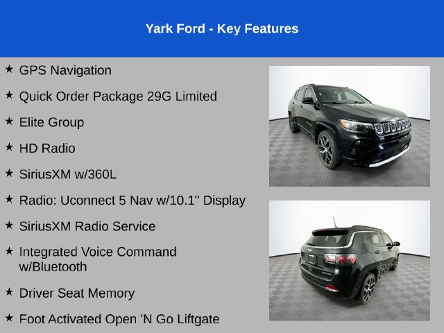 Used 2024 Jeep Compass Limited w/ Elite Group AWD/4WD image 2