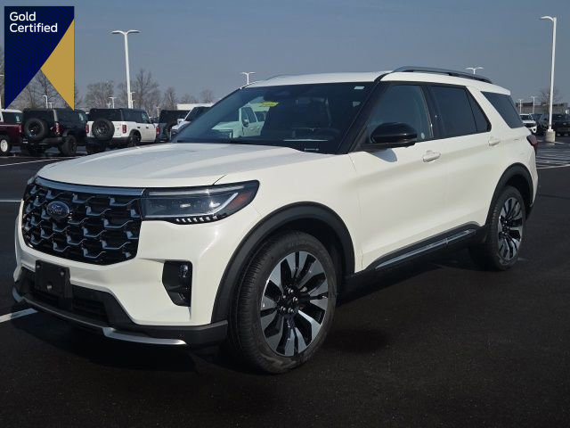 Certified 2025 Ford Explorer Platinum w/ LUX Leather Package