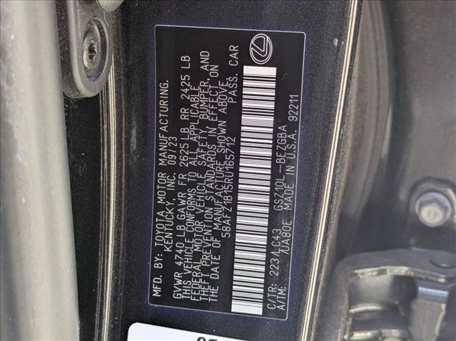 Used 2024 Lexus ES 350 Ultra Luxury w/ Accessory Package (Z1) FWD image 16
