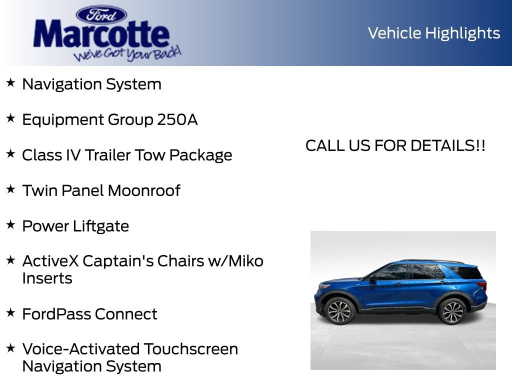 Certified 2022 Ford Explorer ST-Line w/ Class IV Trailer Tow Package AWD/4WD image 11