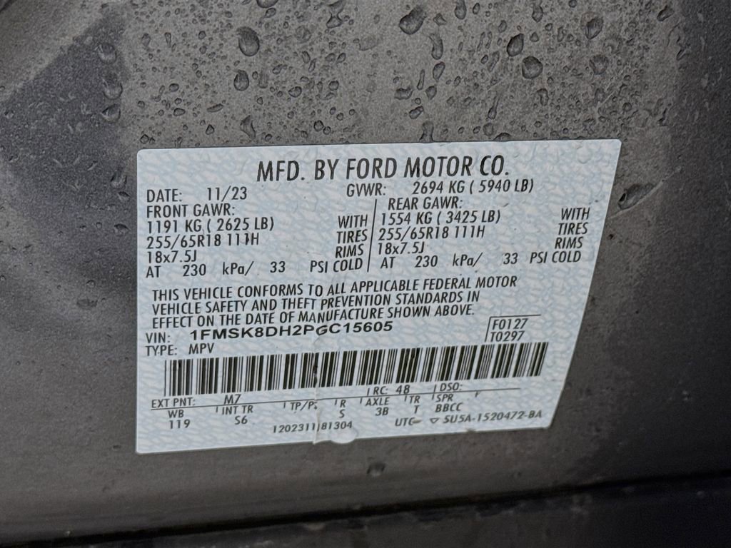 Certified 2023 Ford Explorer XLT w/ Equipment Group 202A image 33