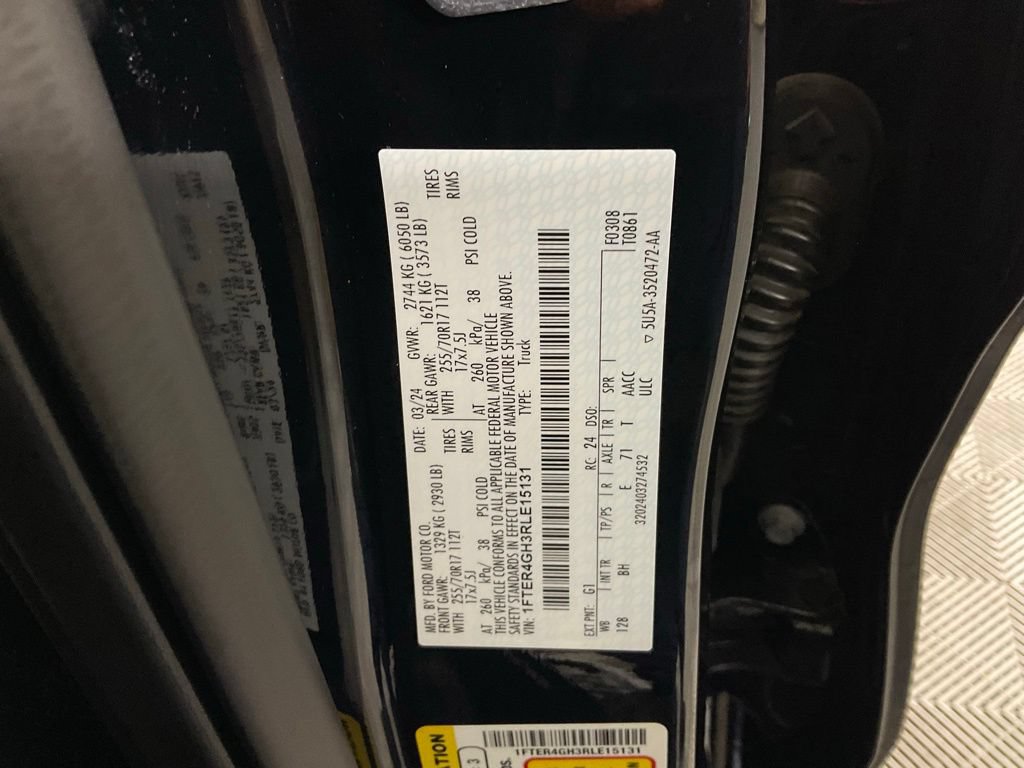Certified 2024 Ford Ranger XLT w/ Equipment Group 301A High RWD image 27