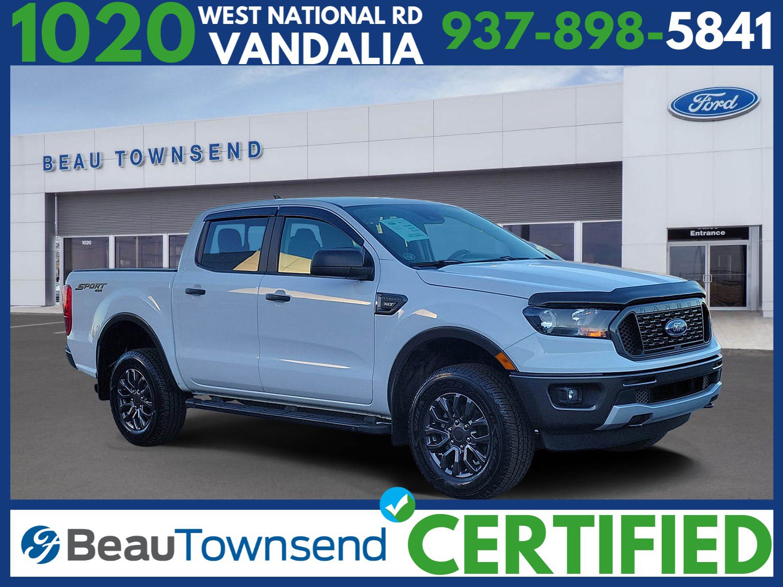 Certified 2020 Ford Ranger XLT w/ Equipment Group 302A Luxury