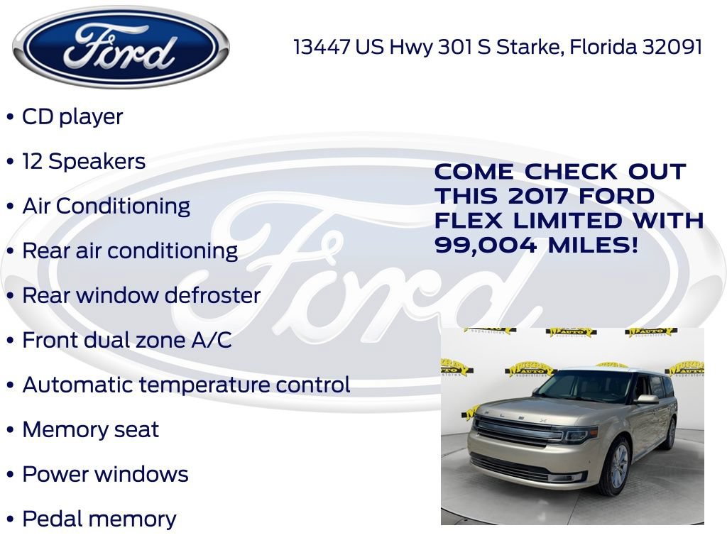 Certified 2017 Ford Flex Limited w/ Equipment Group 301A FWD image 27