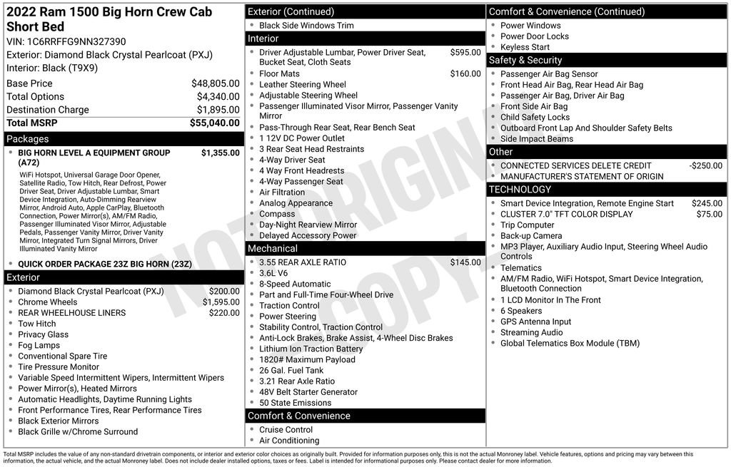 Used 2022 RAM 1500 Big Horn AWD/4WD image 25