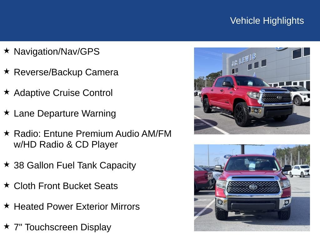 Used 2019 Toyota Tundra SR5 w/ SR5 Upgrade Package image 21