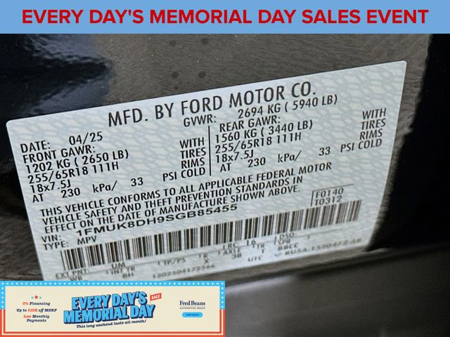 Certified 2025 Ford Explorer Active AWD/4WD image 33