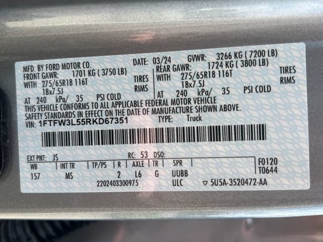 Certified 2024 Ford F150 XLT w/ Tow/Haul Package AWD/4WD image 42