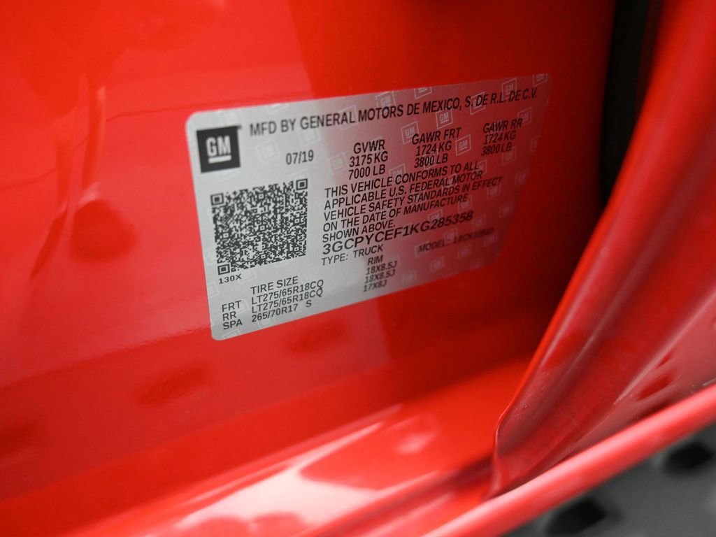 Used 2019 Chevrolet Silverado 1500 Custom Trail Boss w/ Custom Convenience Package image 28