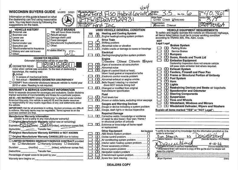 Certified 2022 Ford F150 Lariat w/ Equipment Group 502A High AWD/4WD image 45