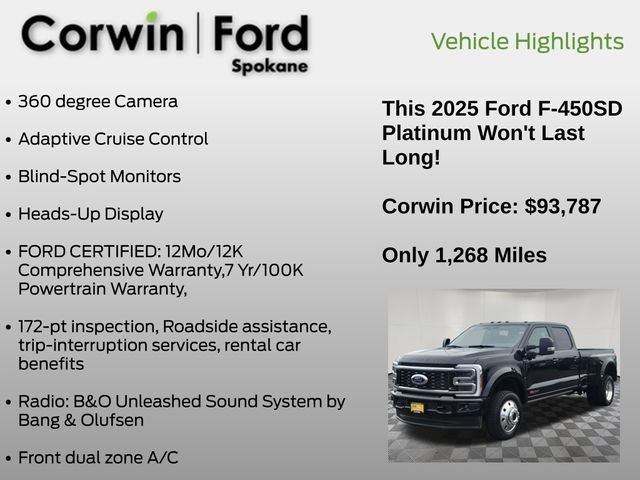 Certified 2025 Ford F450 Platinum AWD/4WD image 7