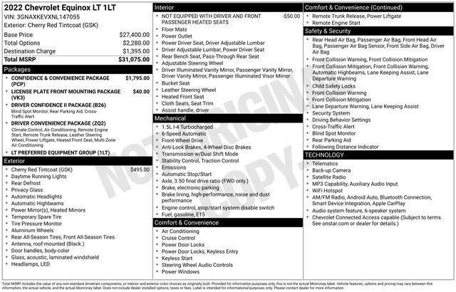 Used 2022 Chevrolet Equinox LT FWD image 4