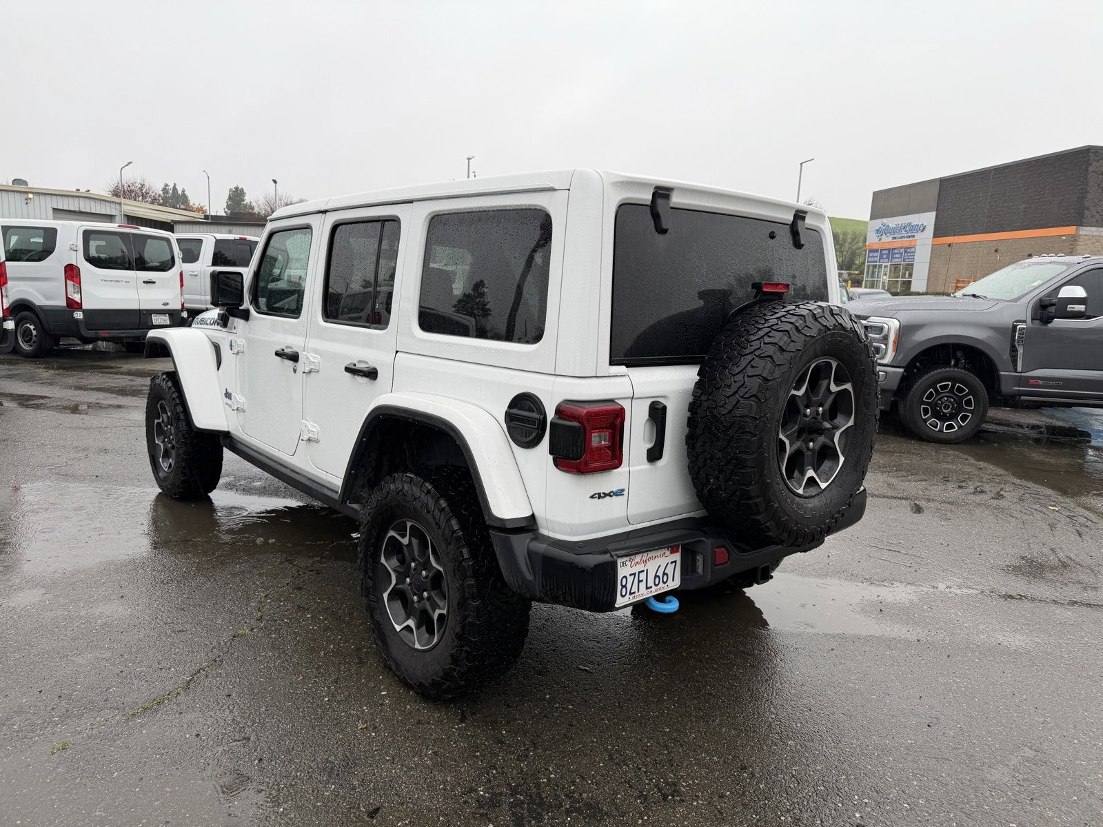 Used 2021 Jeep Wrangler Unlimited Rubicon 4xe w/ Steel Bumper Group image 3